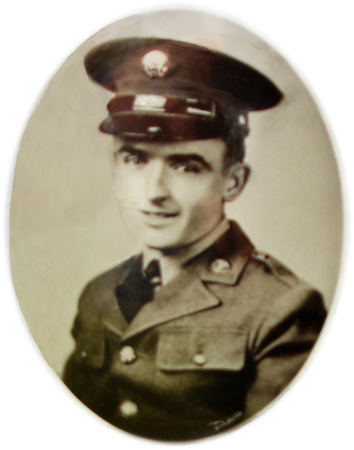John Basel in his Army uniform