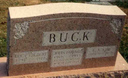 John Edward Buck, Sr. marker