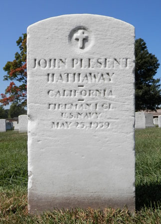 John Plesent Hathaway marker