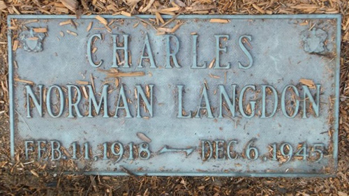 Charles Norman Langdon marker