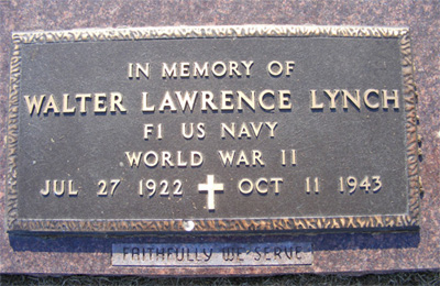 Walter Lawrence Lynch marker
