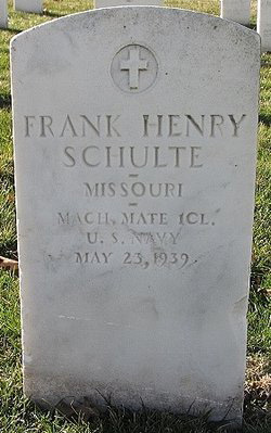 Frank Henry Schulte headstone