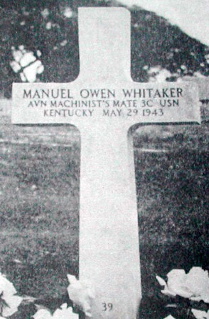 Manuel Owen Whitaker marker