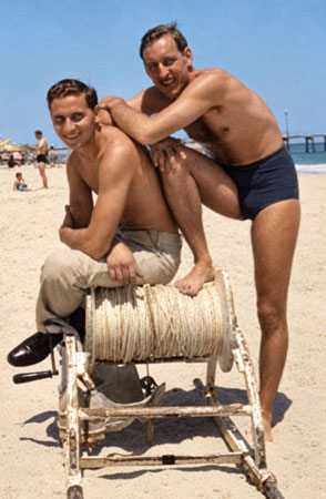 Jesse Marvin Burch (left)