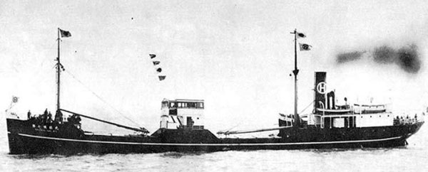 Hakutetsu Maru No. 7, sister ship of Hakutetsu Maru No. 13 