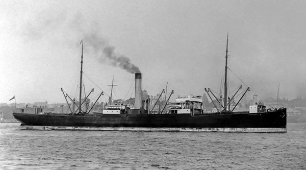 Dutch ship Tarcoola - later Hokuan Go