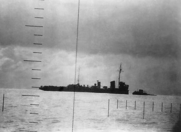 Patrol Boat No. 39 sinking