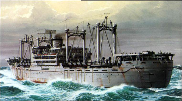 Tamatsu Maru painting by Ueda Kihachiro