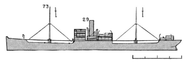 Drawing of Tone Maru